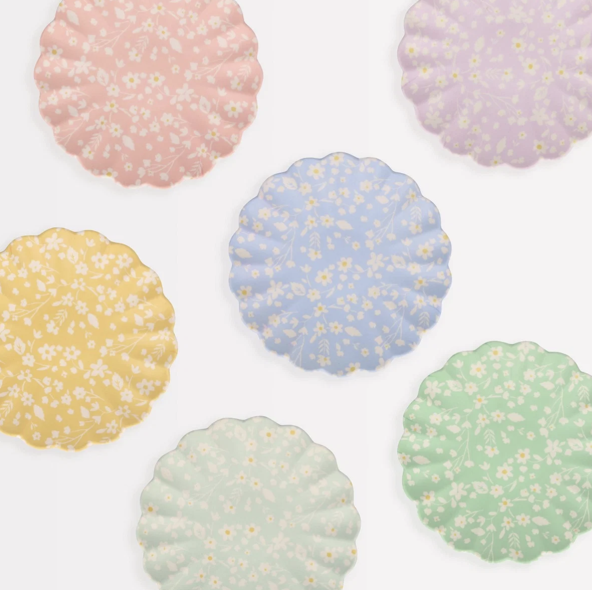 Floral Bamboo Small Plates