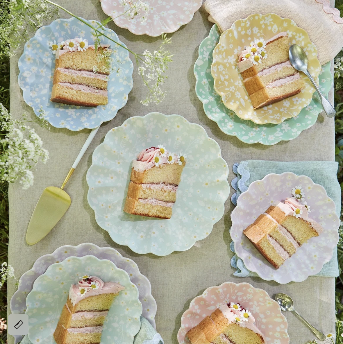 Floral Bamboo Small Plates