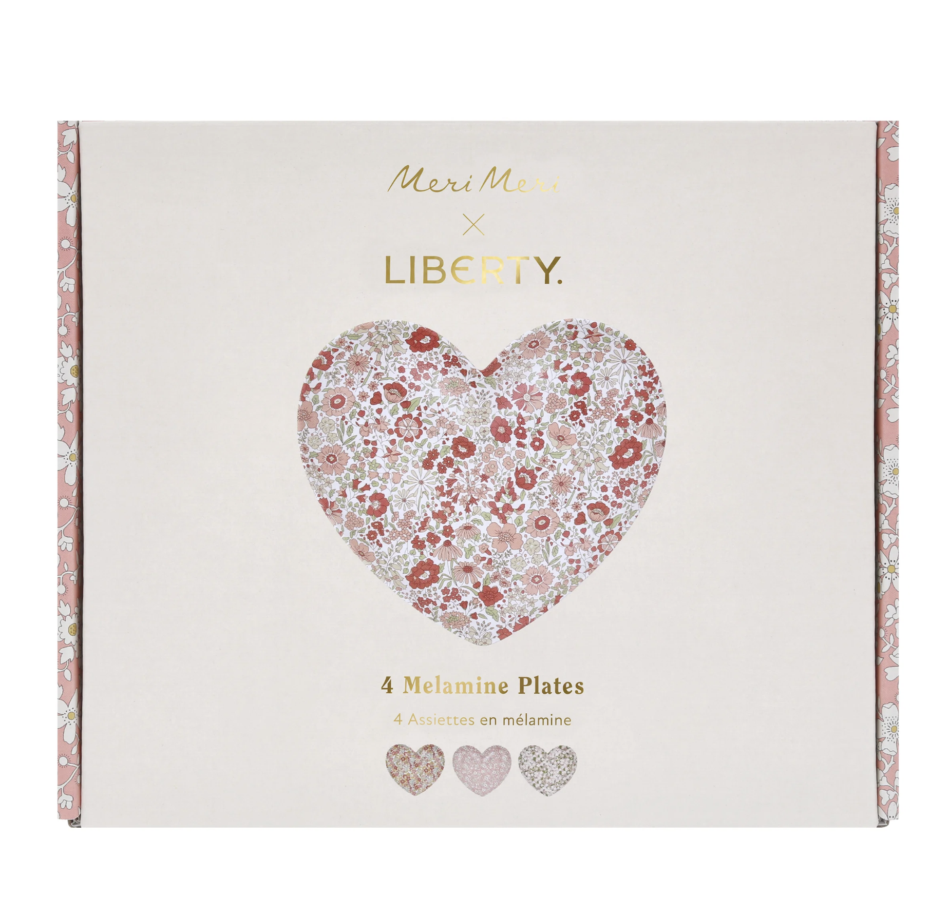 Liberty Mixed Heart Plates (Set of 4)