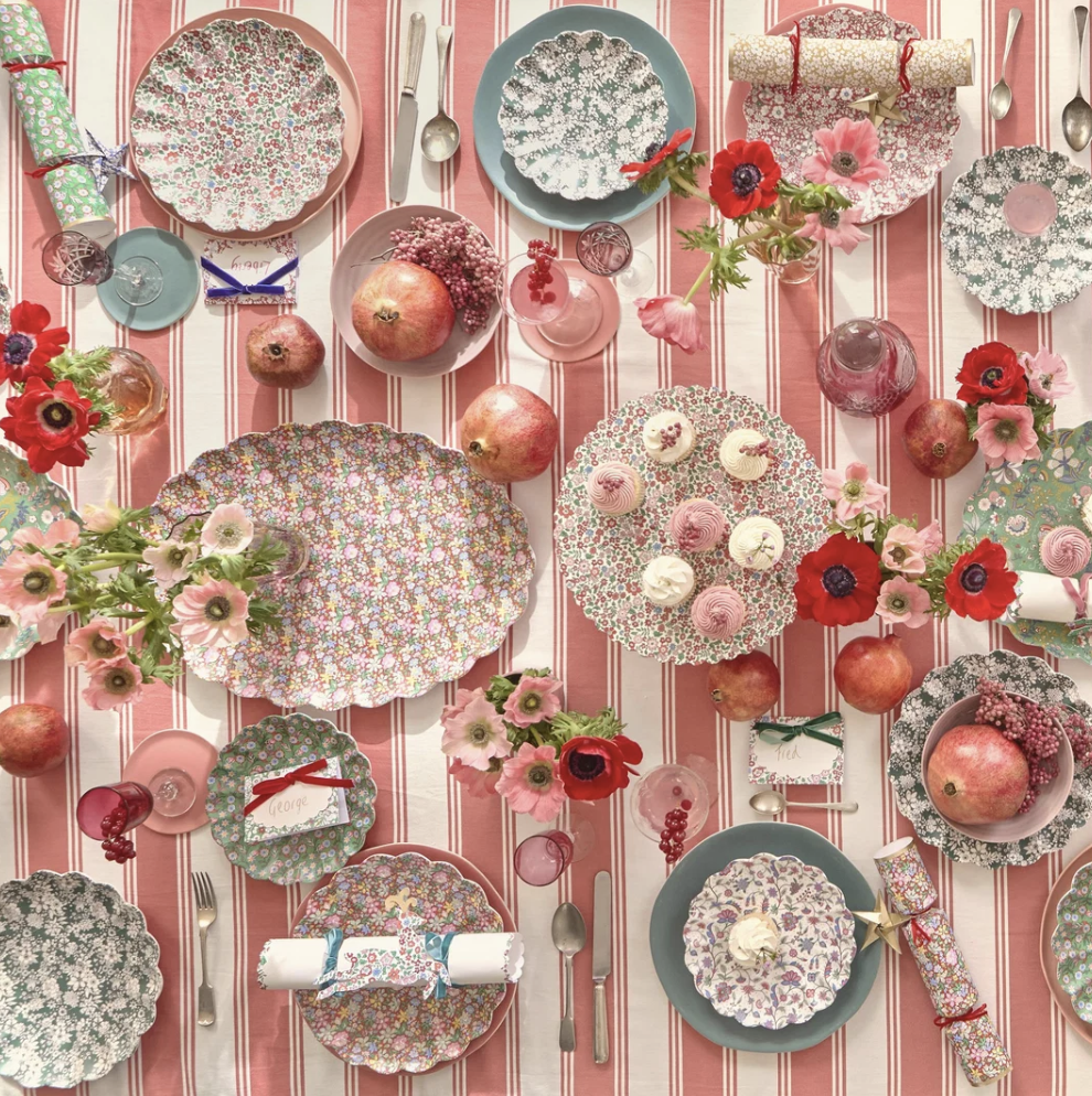 Liberty Red & Green Large Plates (Set of 6)