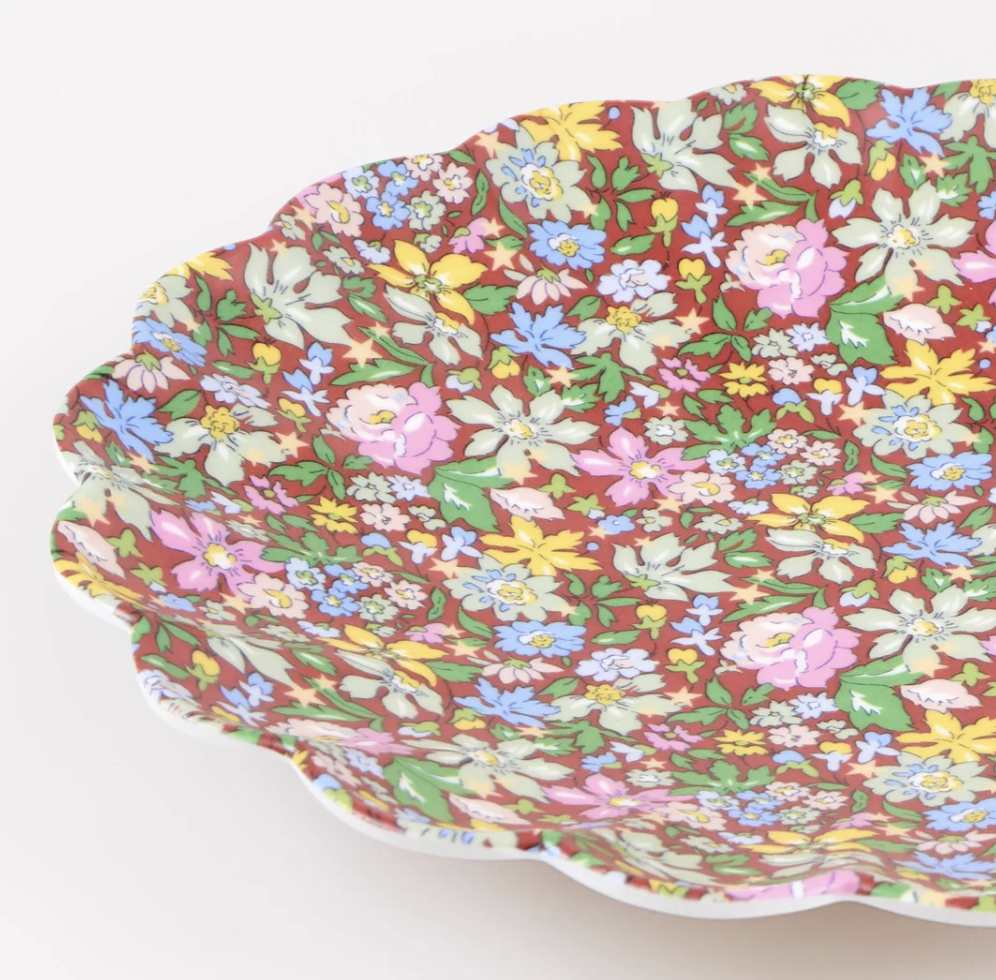 Liberty Red & Green Large Plates (Set of 6)
