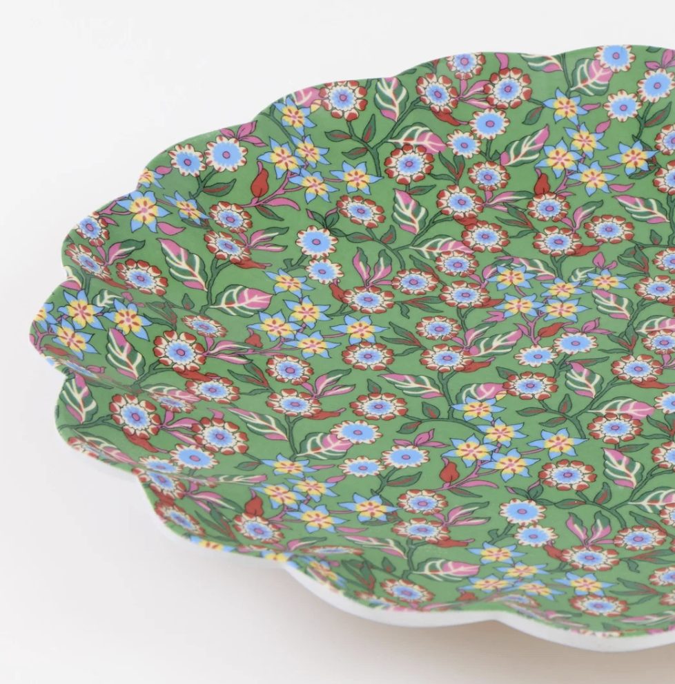 Liberty Red & Green Small Plates (Set of 6)