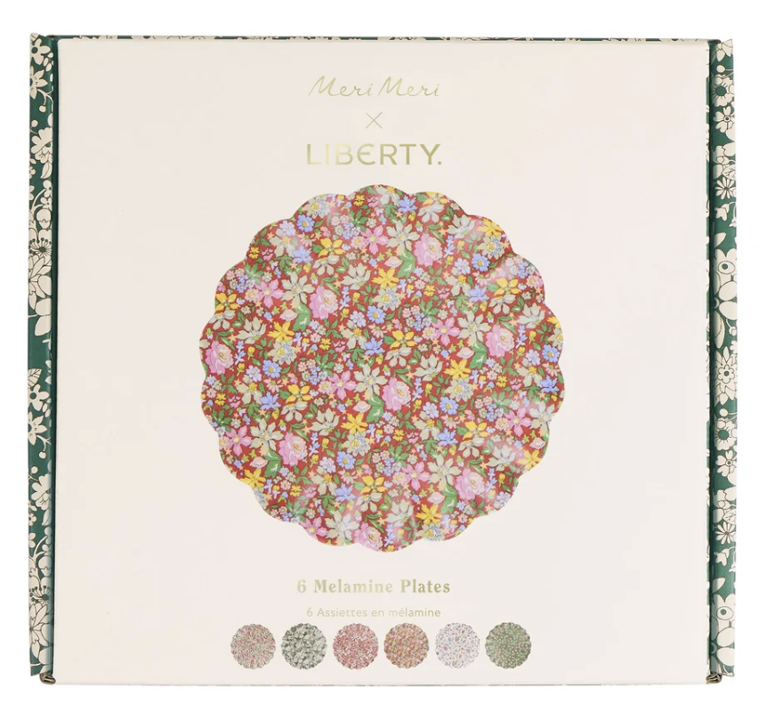Liberty Red & Green Small Plates (Set of 6)