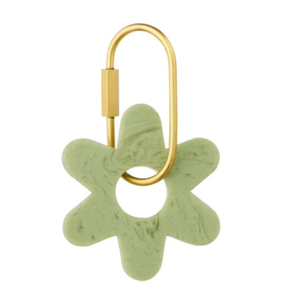 Kip Resin Flower Key Ring