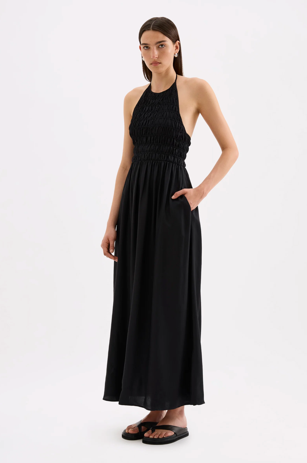 Mira Tencel Maxi Dress
