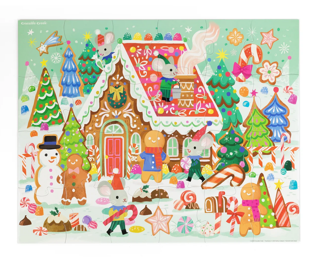 Classic Floor Puzzle 24pc Gingerbread House