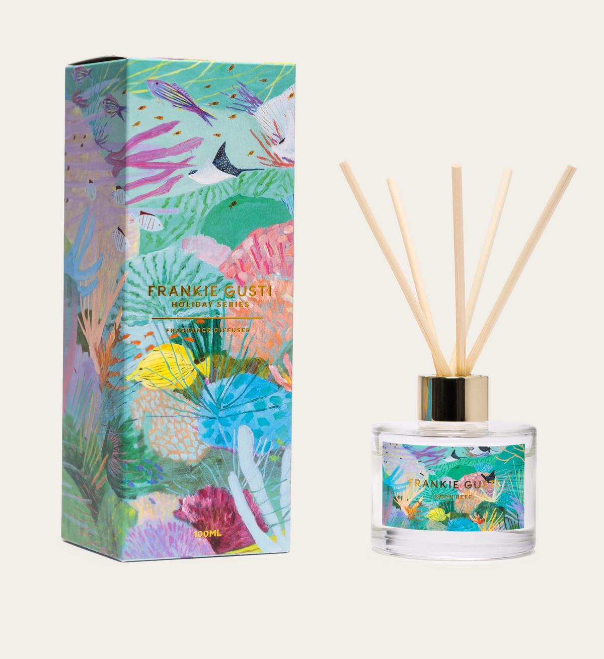 Frankie Gusti Holiday Series Diffuser Neon Reef