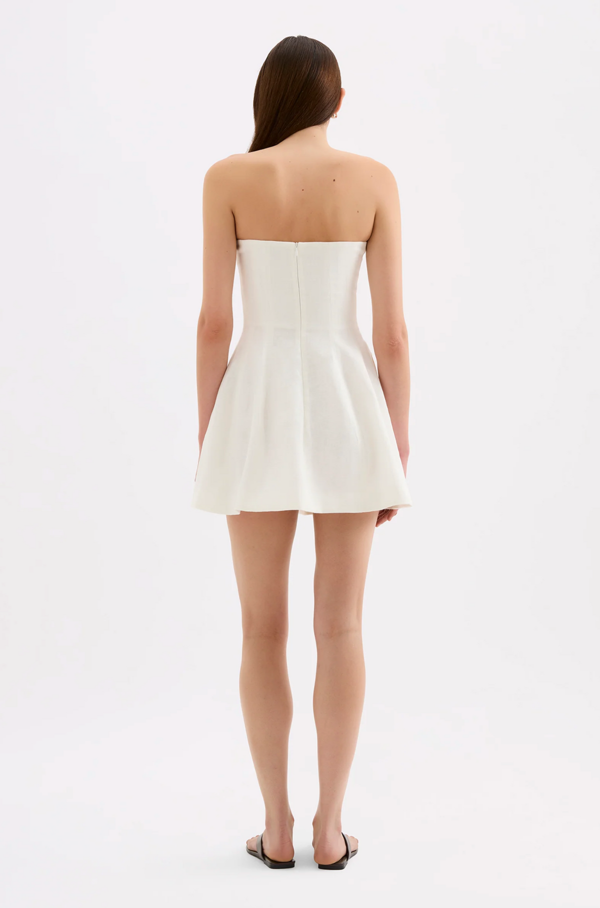 Nude Lucy Bronte Linen Mini Dress