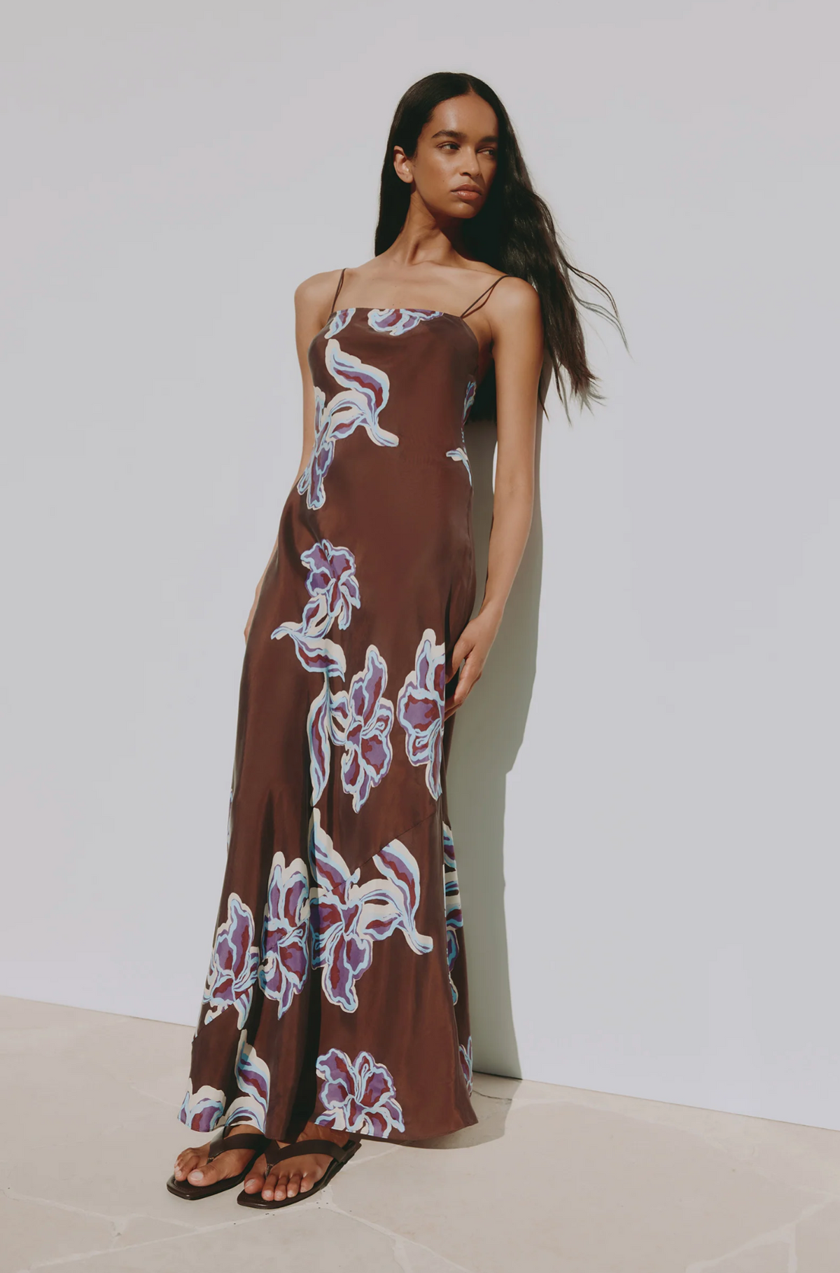 Nude Lucy Azalea Cupro Slip Dress