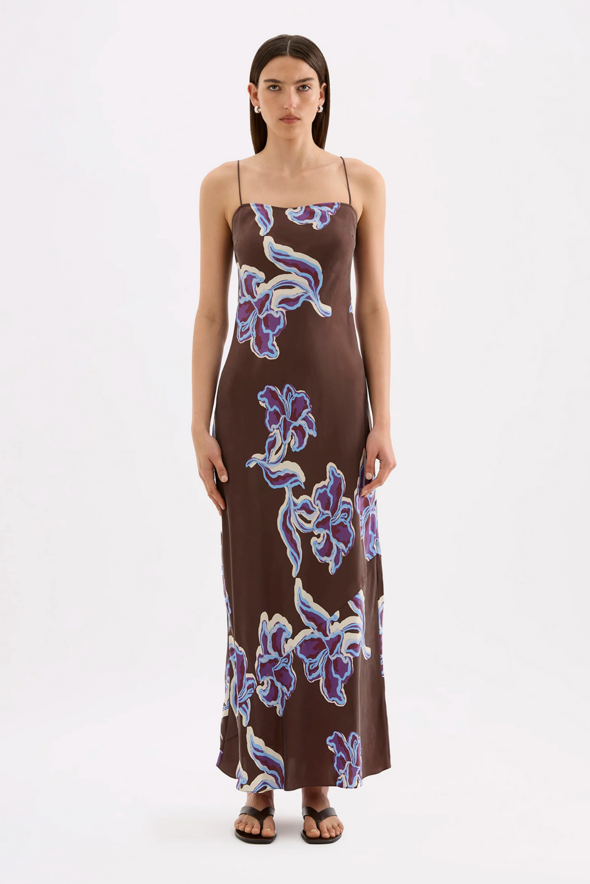 Nude Lucy Azalea Cupro Slip Dress