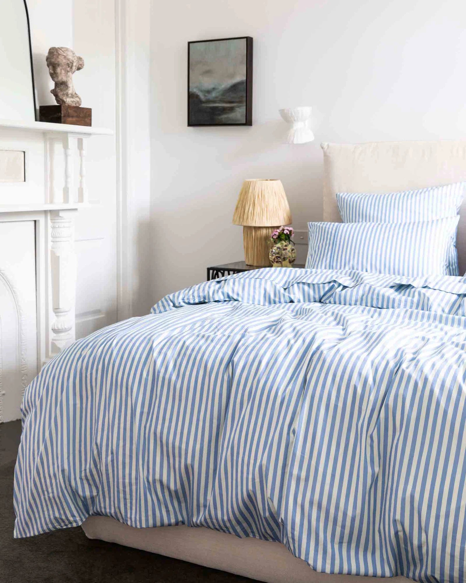 Kip & Co Seaside Stripe Organic Cotton Fitted Sheet