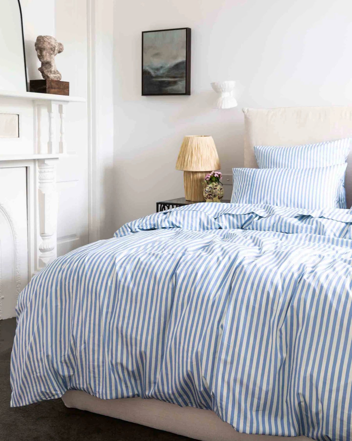 Kip & Co Seaside Stripe Organic Euro Sham