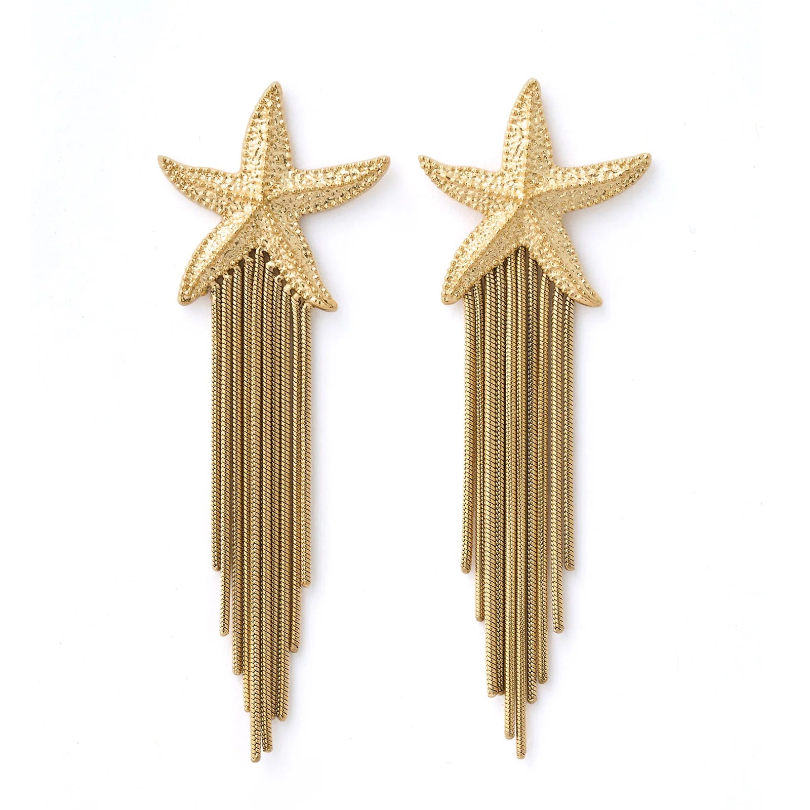 Arms of Eve Shooting Star Gold Earrings