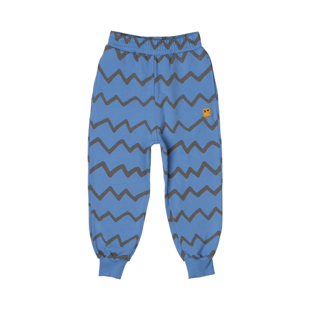 Rock Your Baby - Blue Zig Zag Track Pants