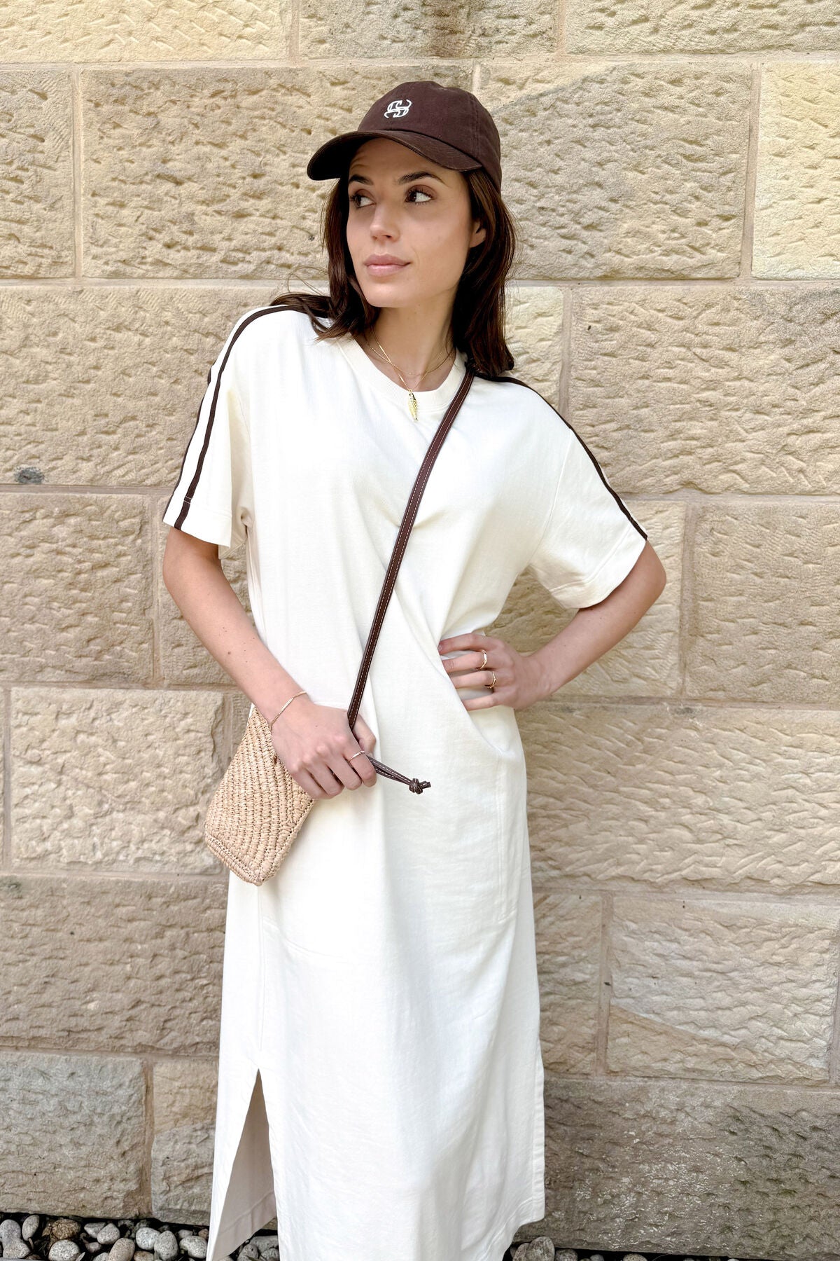 Ceres Life Charlotte Midi Terry Dress