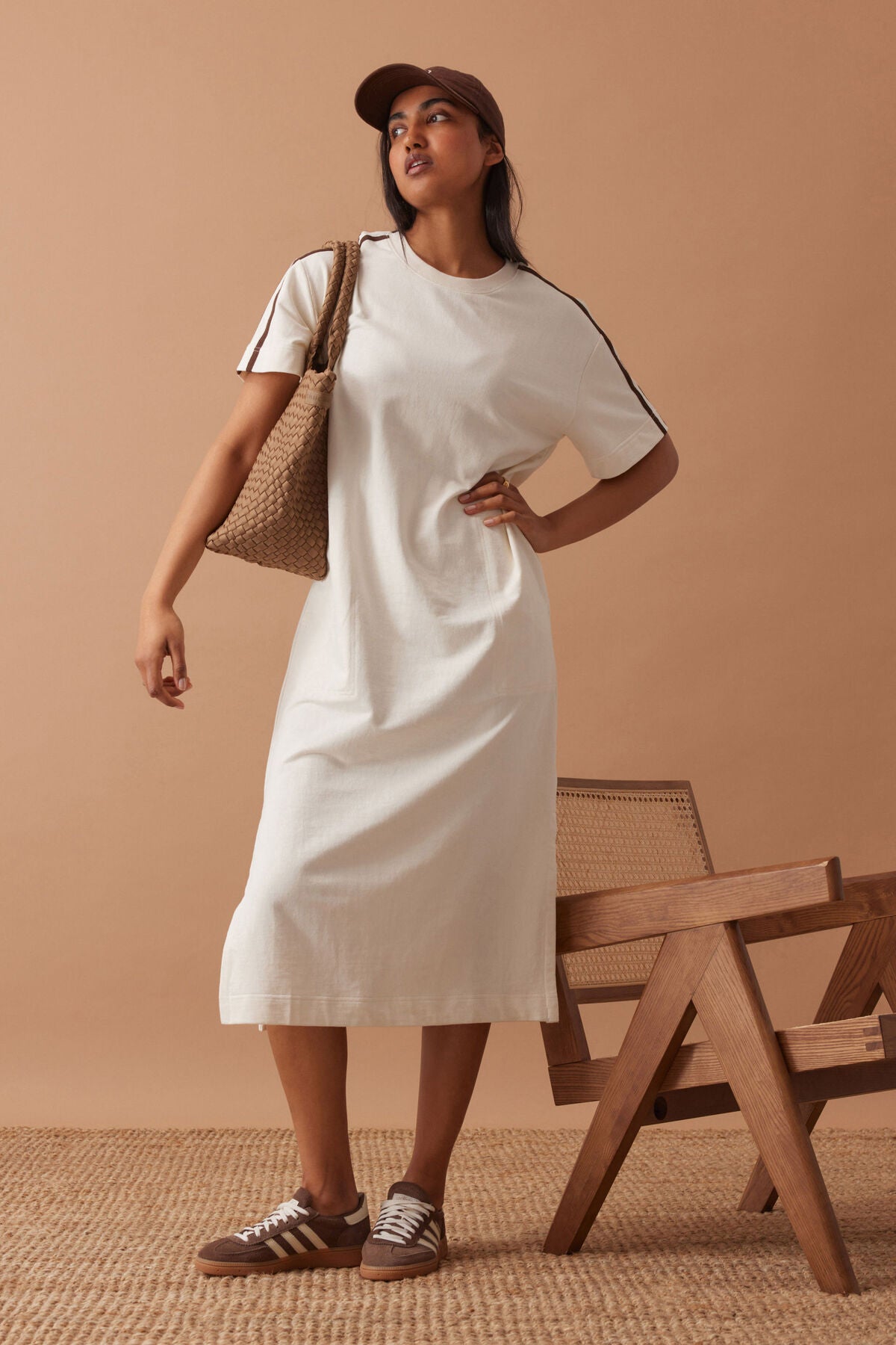 Ceres Life Charlotte Midi Terry Dress