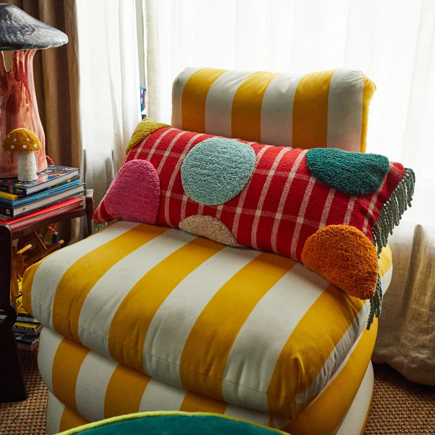 Sage x Clare Remi Tufted Cushion