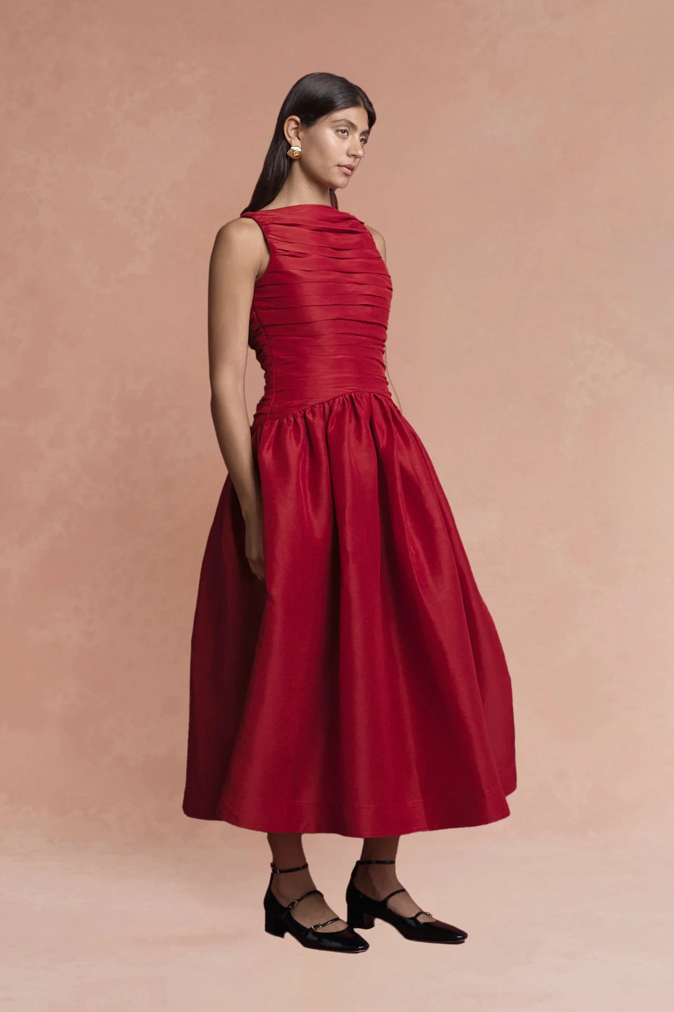 Lovaan Val Midi Dress