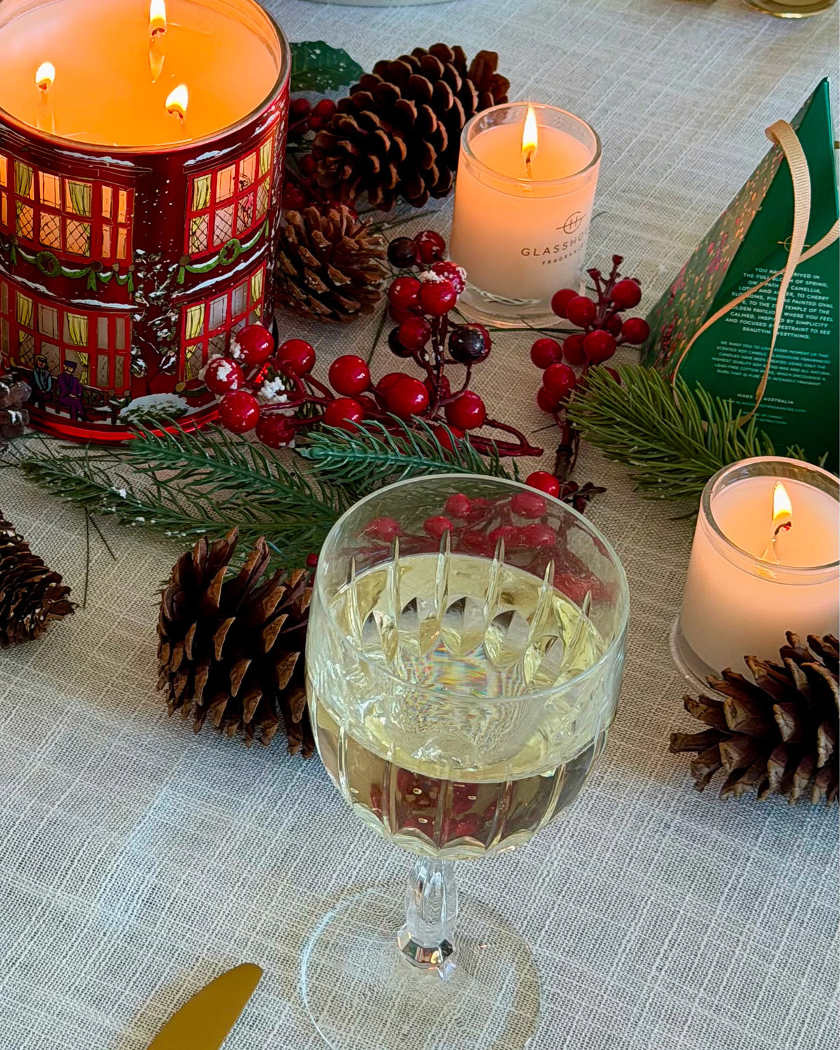 Glasshouse Christmas 60g Candle