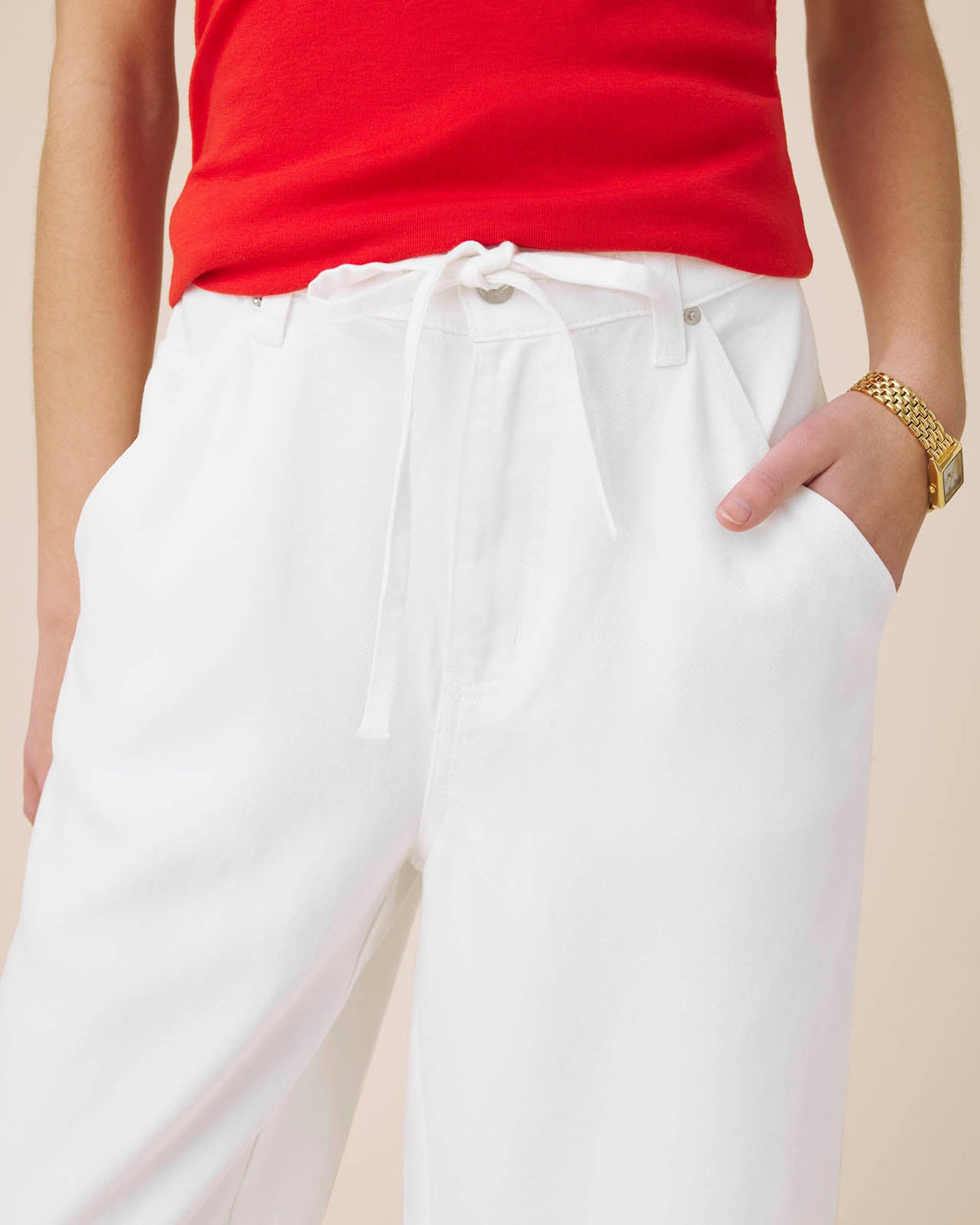 Splendid Lounge Denim Jort - White