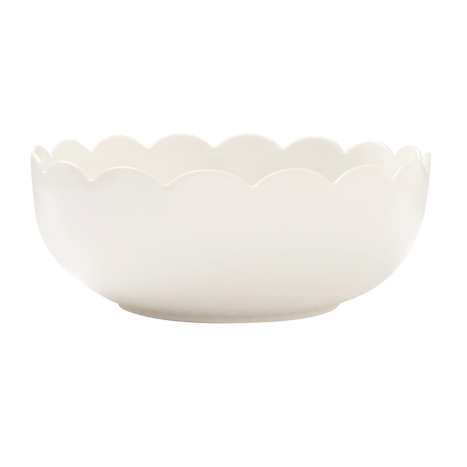 Round House Large Serving Scallop Bowl