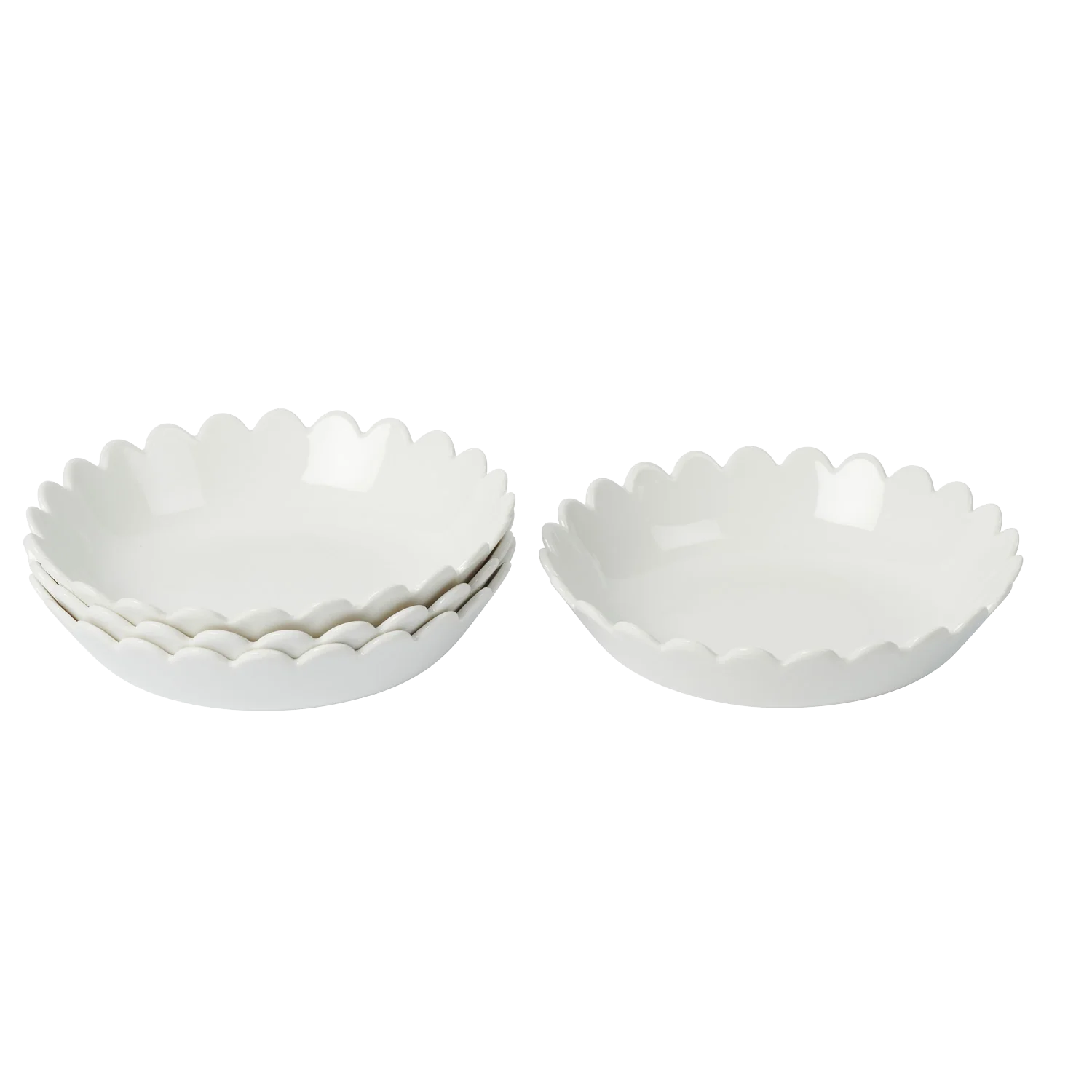 Round House - Scallop Bowls (Set of 4)