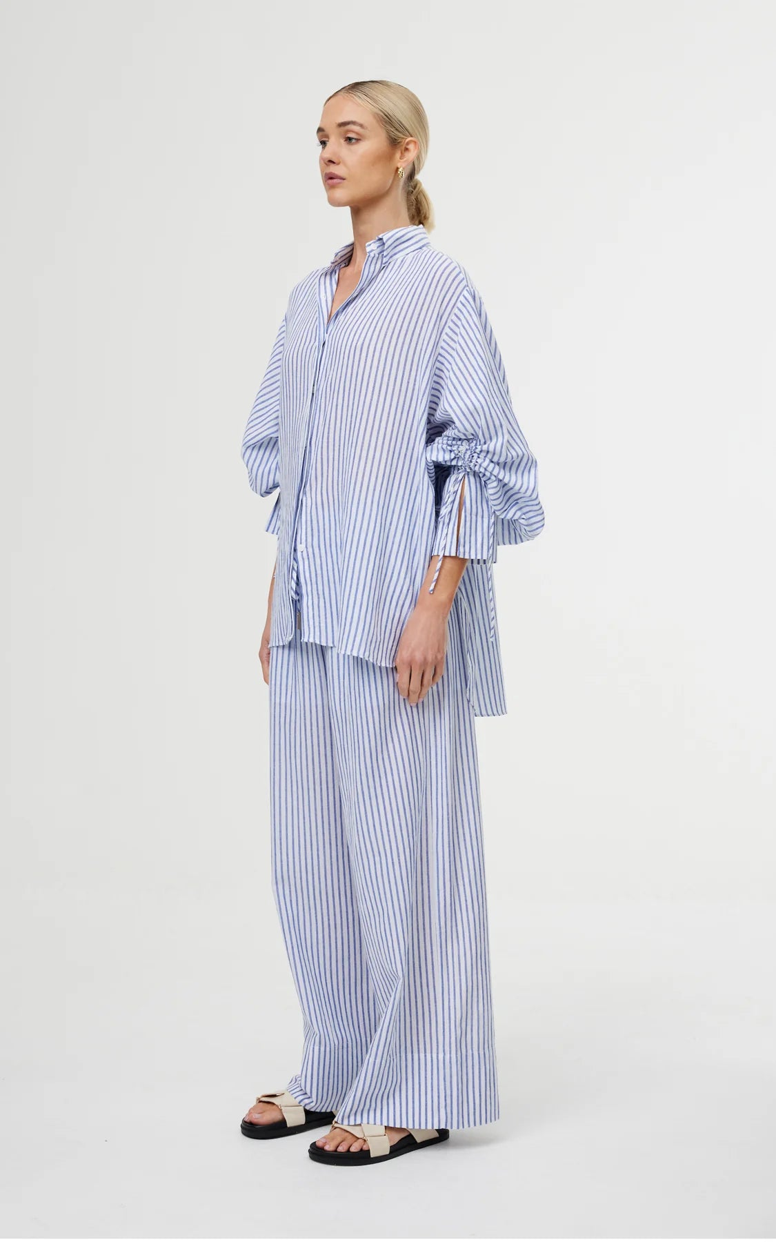 Kinney Ashton Shirt - Sea Stripe