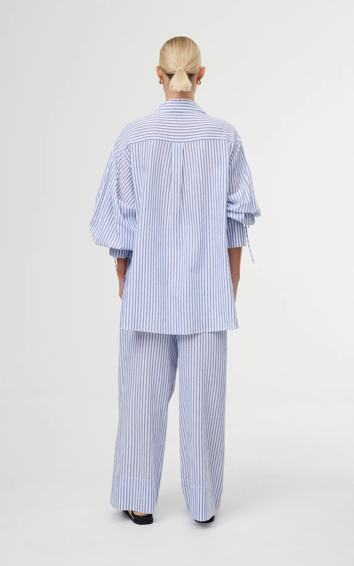 Kinney Ashton Shirt - Sea Stripe