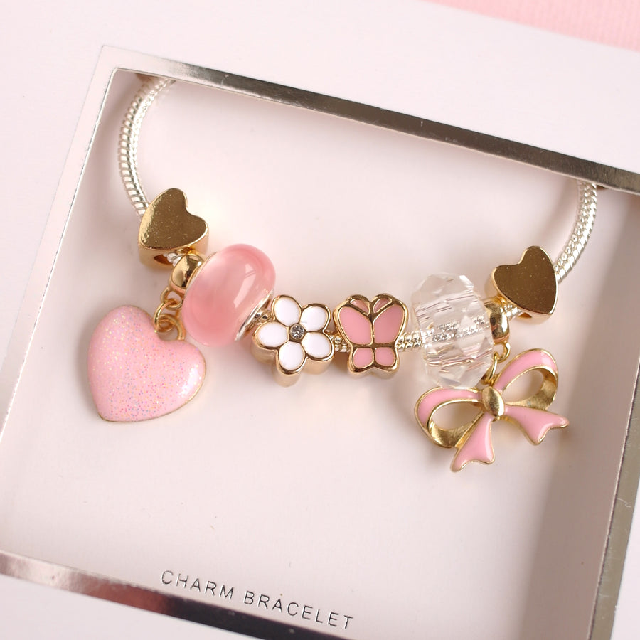 Lauren Hinkley Pink Fantasia Charm Bracelet