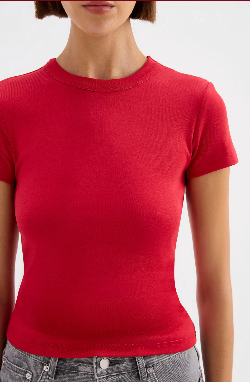 Nude Lucy Organic Baby Tee - Cherry