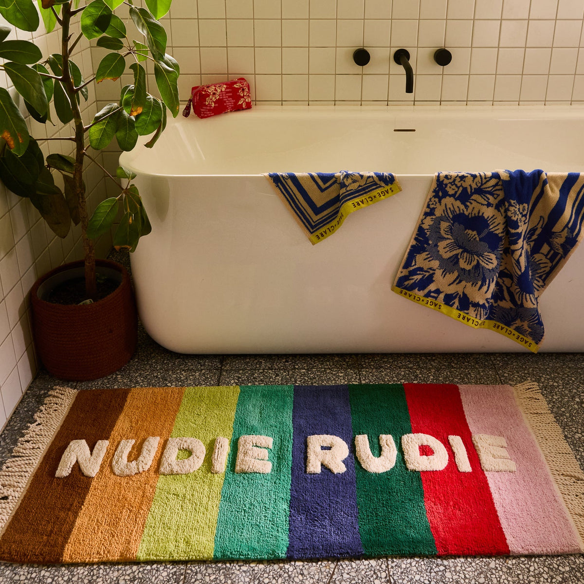 Martina Nudie Rudie Bath Runner - Russet
