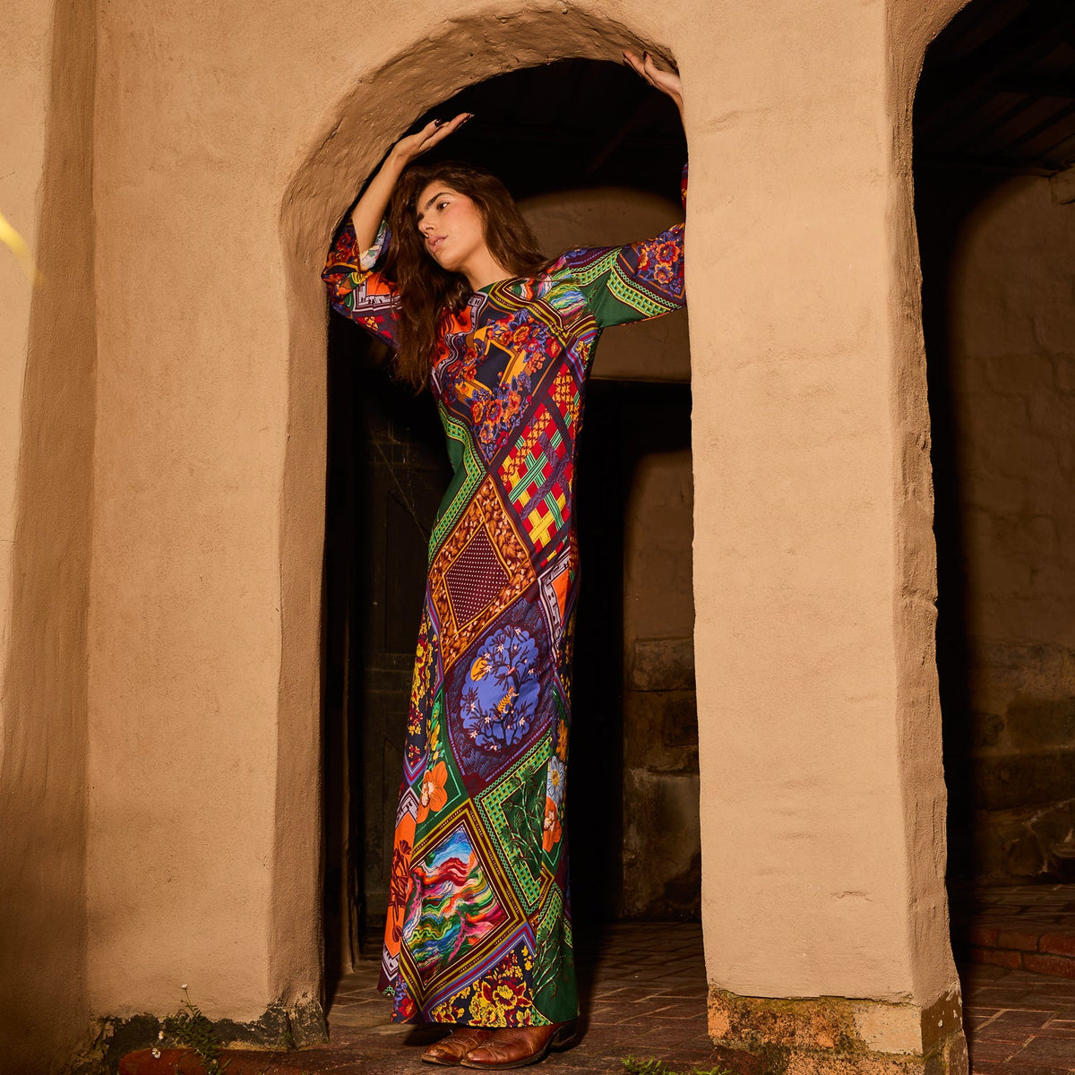 Sage x Clare Sorina Maxi Dress