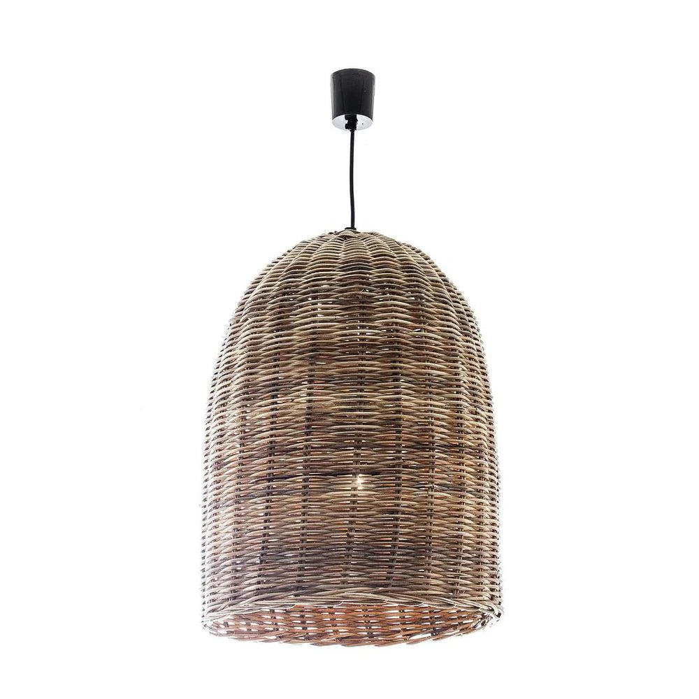 Rattan Bell Ceiling Pendant Natural