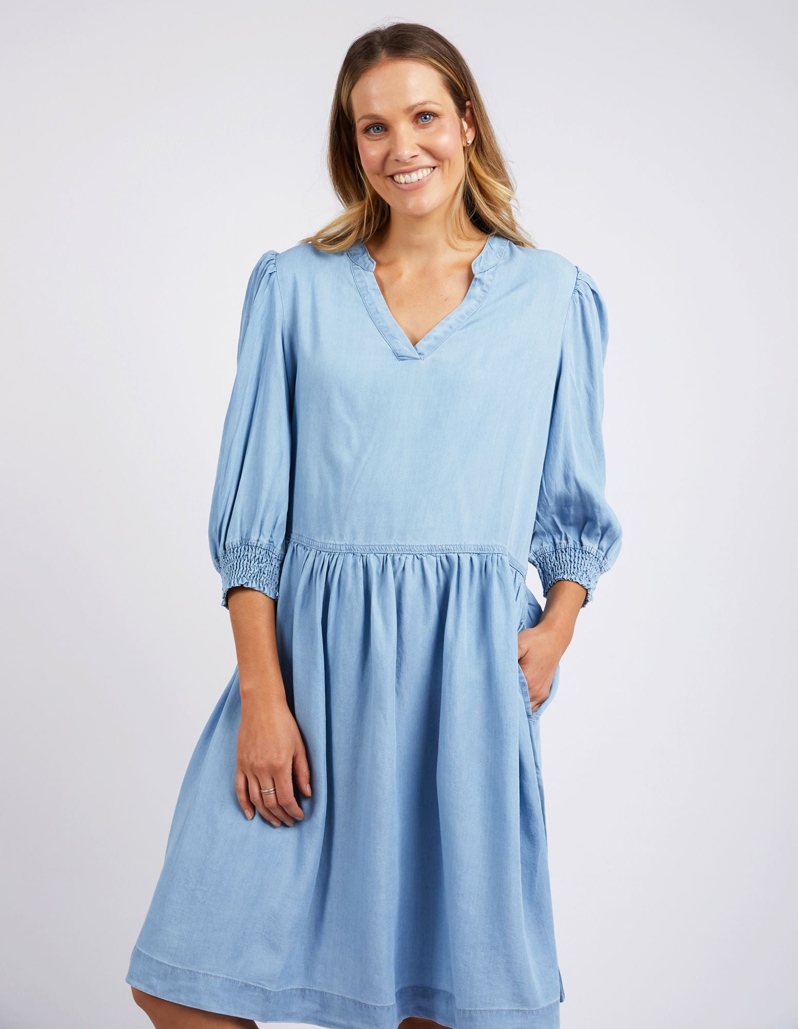 Elm Lifestyle Shanee Chambray Dress