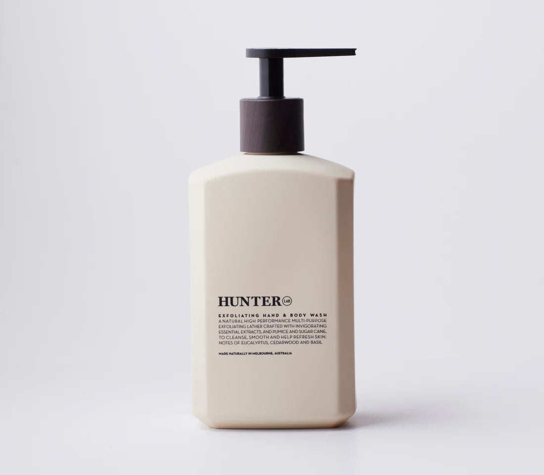 Hunter Lab Exfoliating Hand & Body Wash 550ml