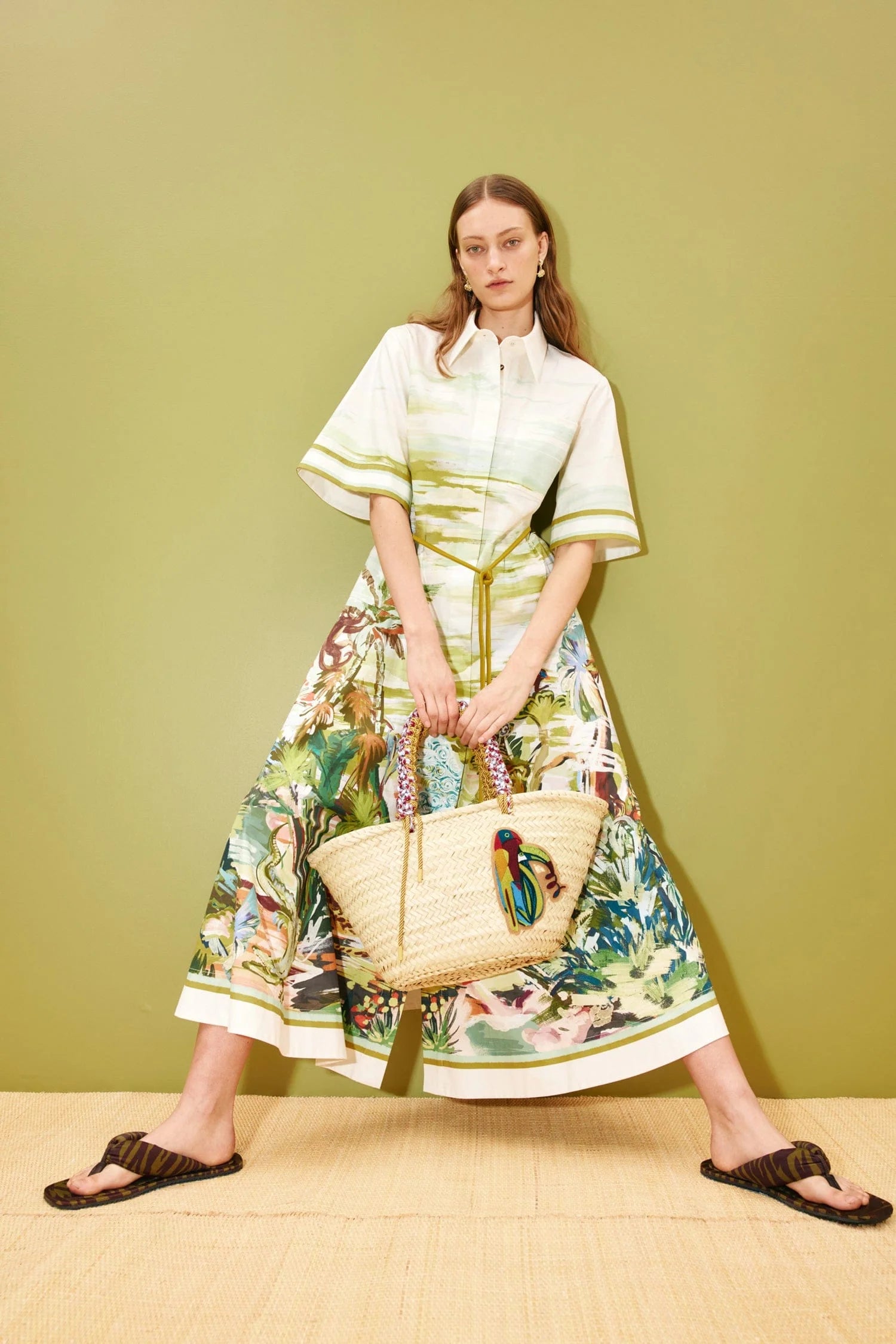 Alemais Jungle Boogie Shirtdress