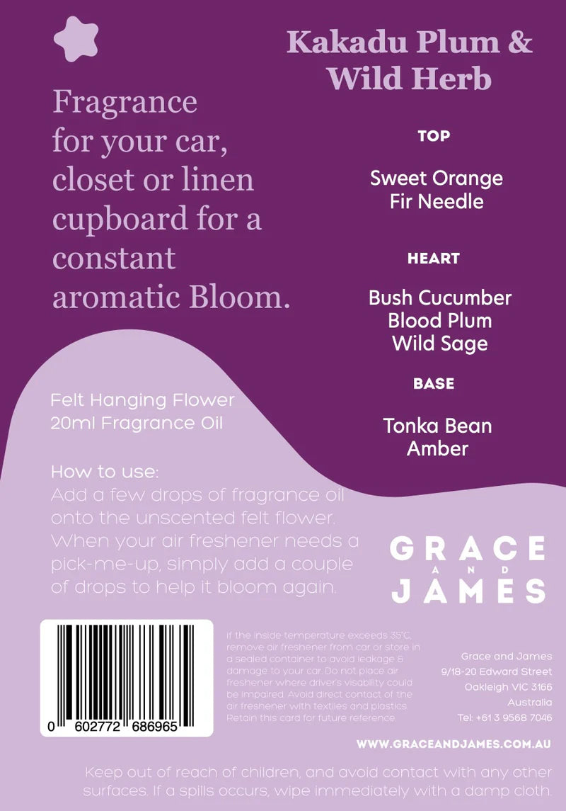 Grace & James Bloom Air Freshener