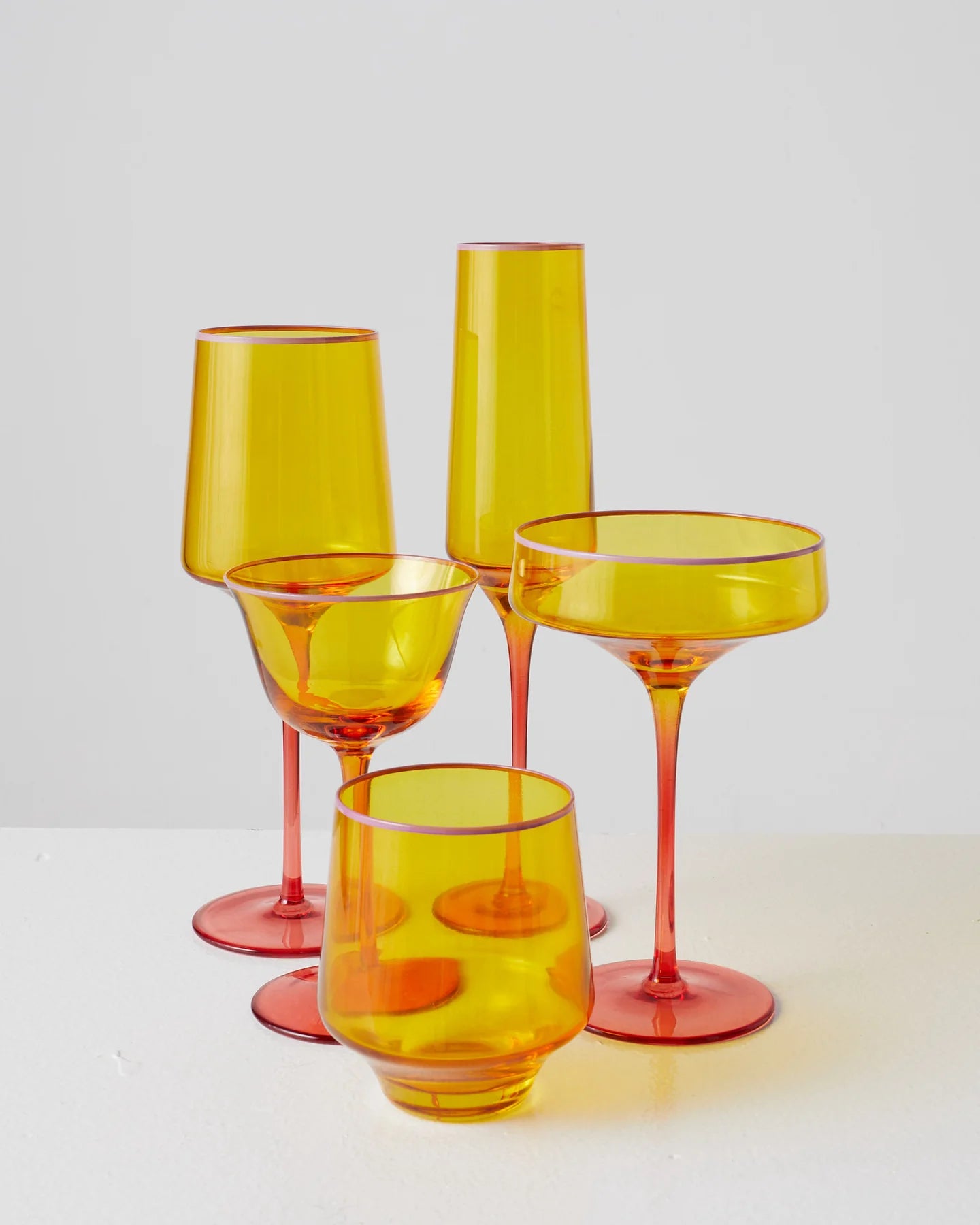 Kip & Co Tropical Punch Champagne Glass 2P Set