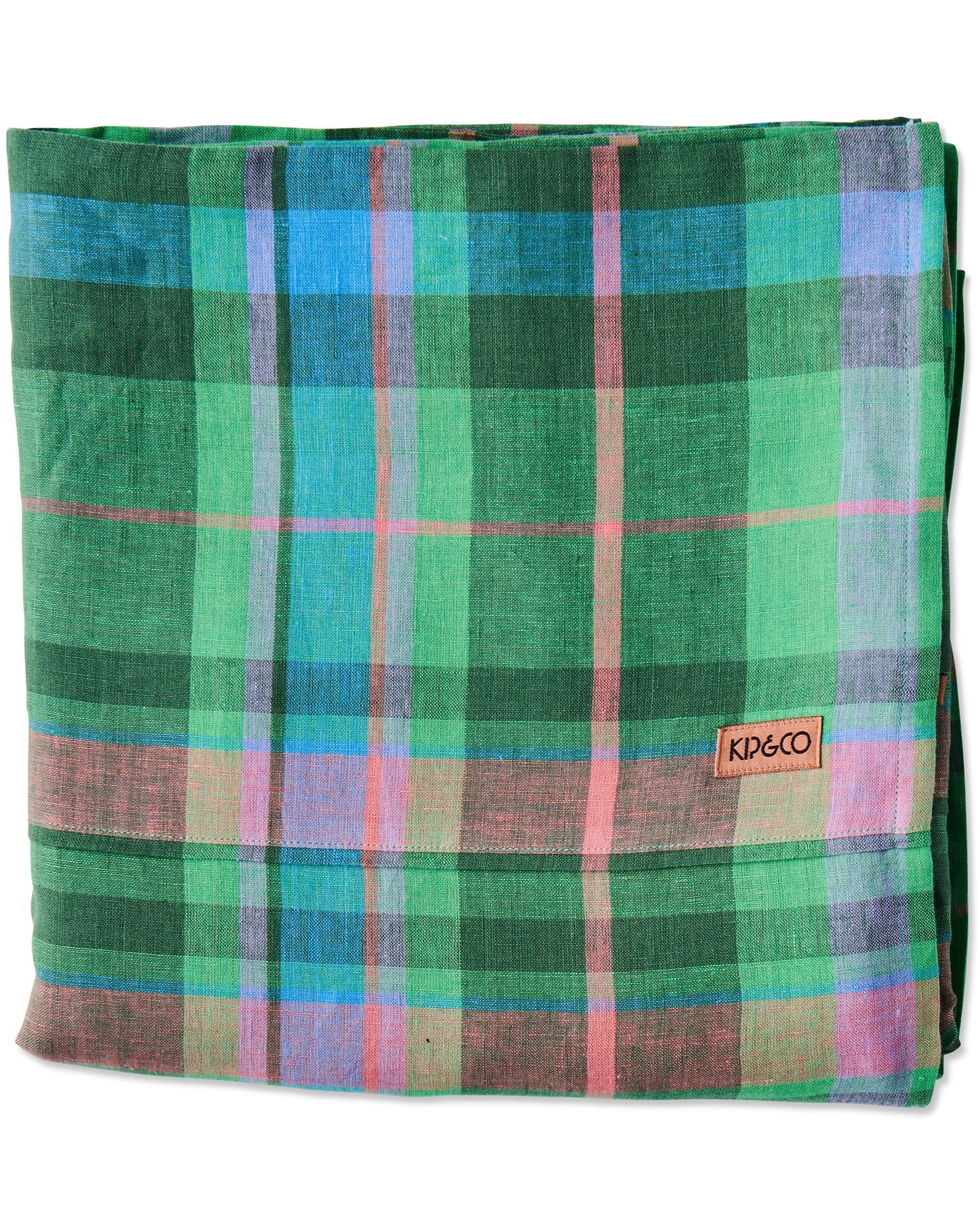 Kip & Co Jewel Of The Nile Tartan Flat Sheet