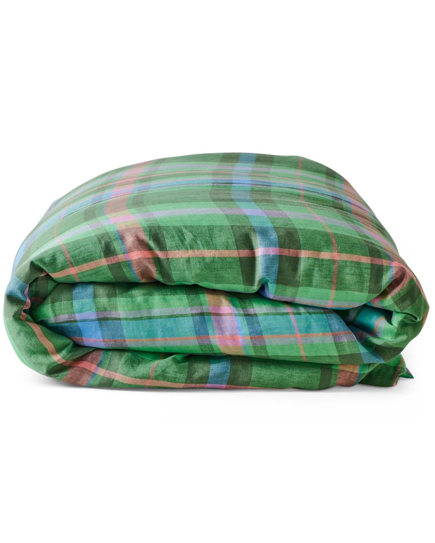 Kip & Co Jewel Of The Nile Tartan Linen Quilt Cover