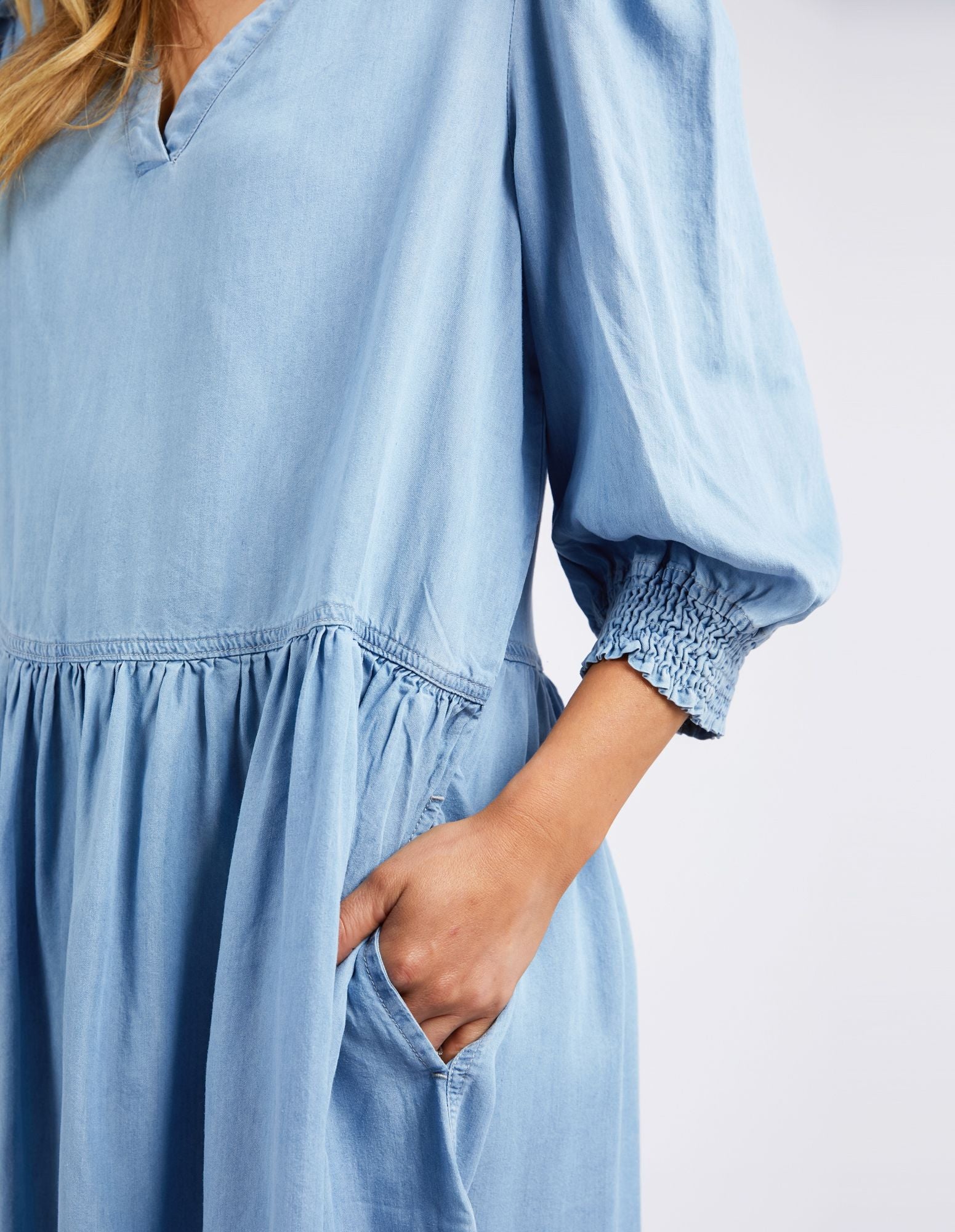 Elm Lifestyle Shanee Chambray Dress