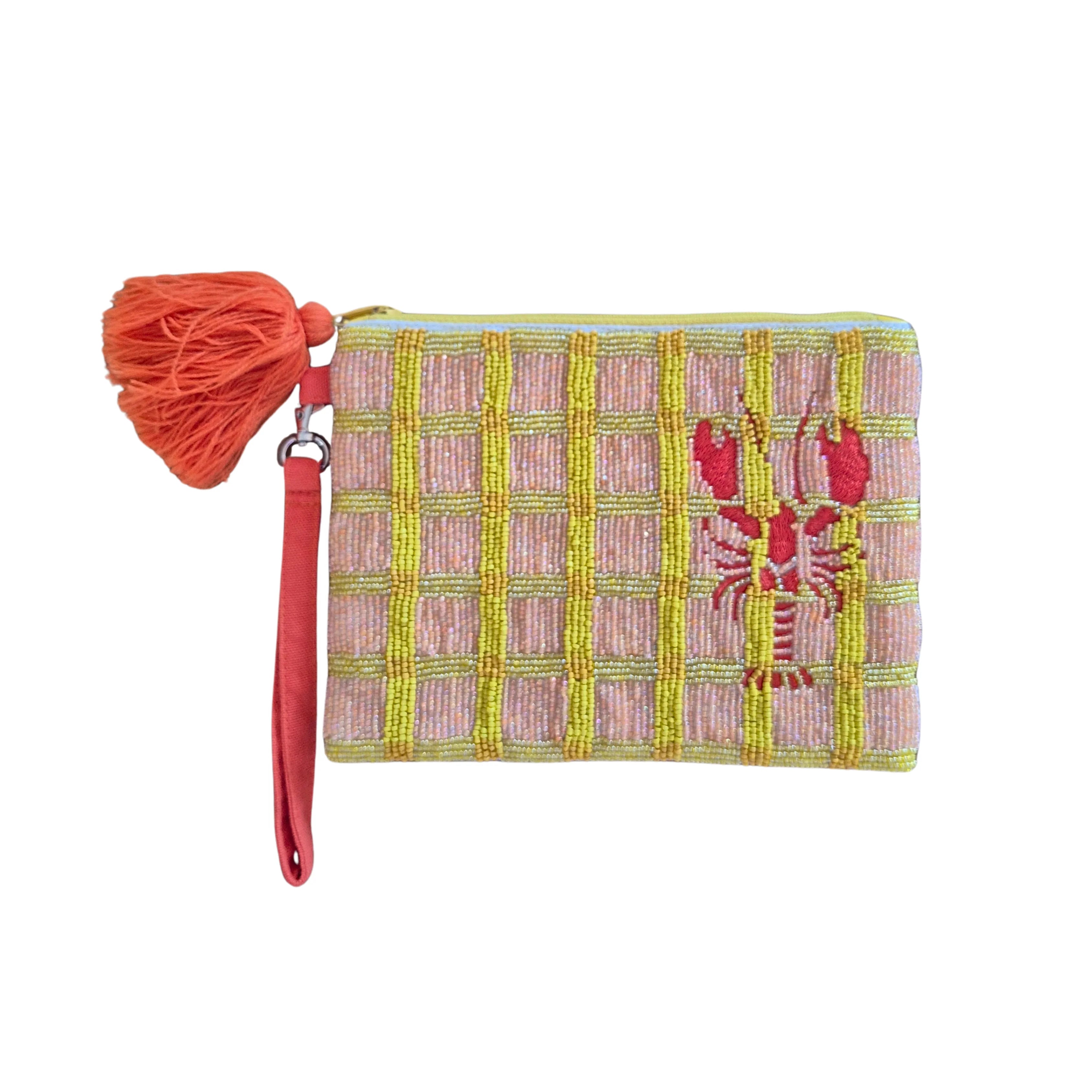 Beaded Lobster Purse