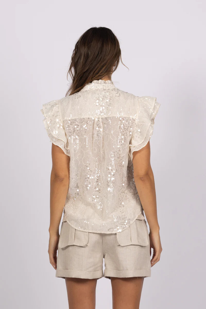 Joey The Label Sequin Me Blouse