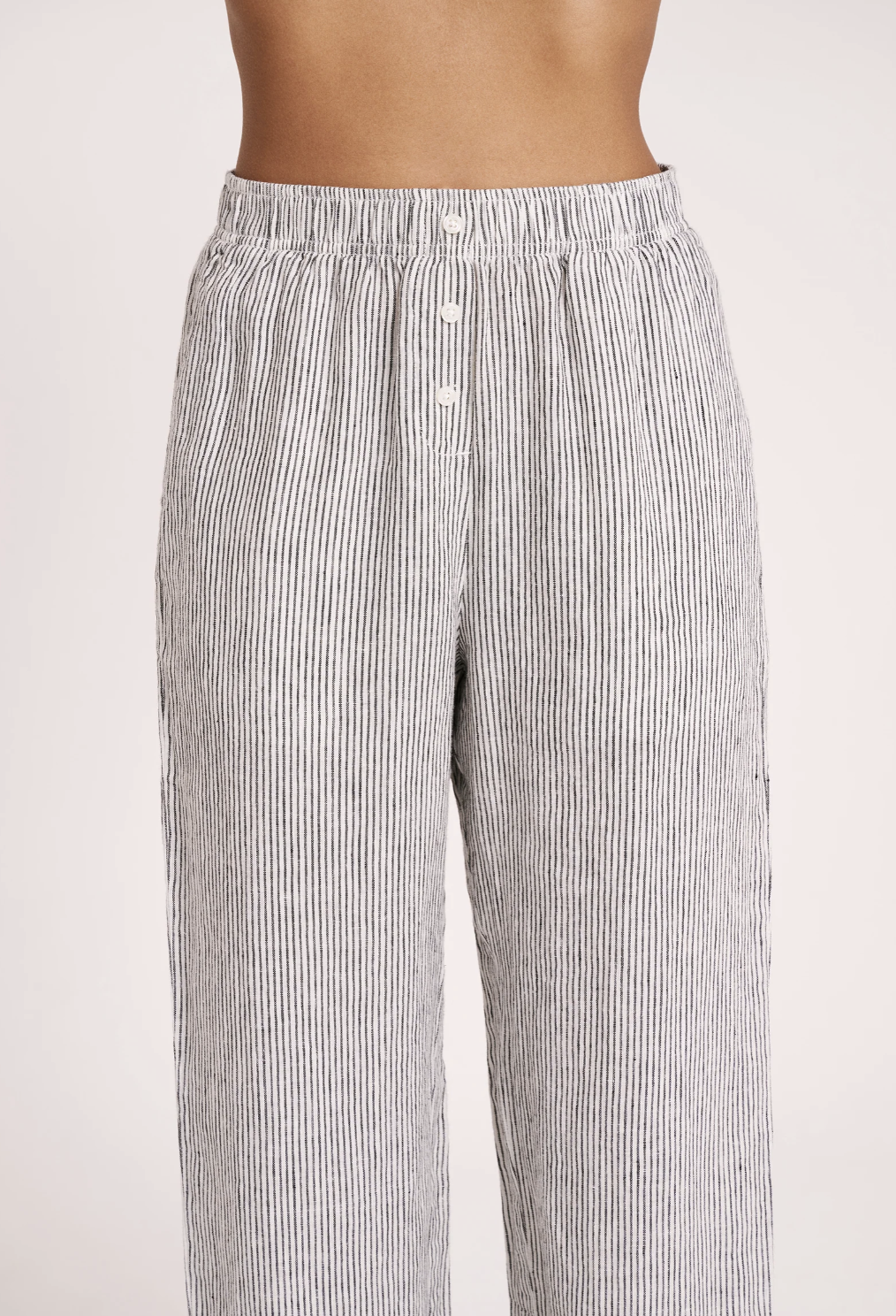 Nude Lucy Striped Linen Pant