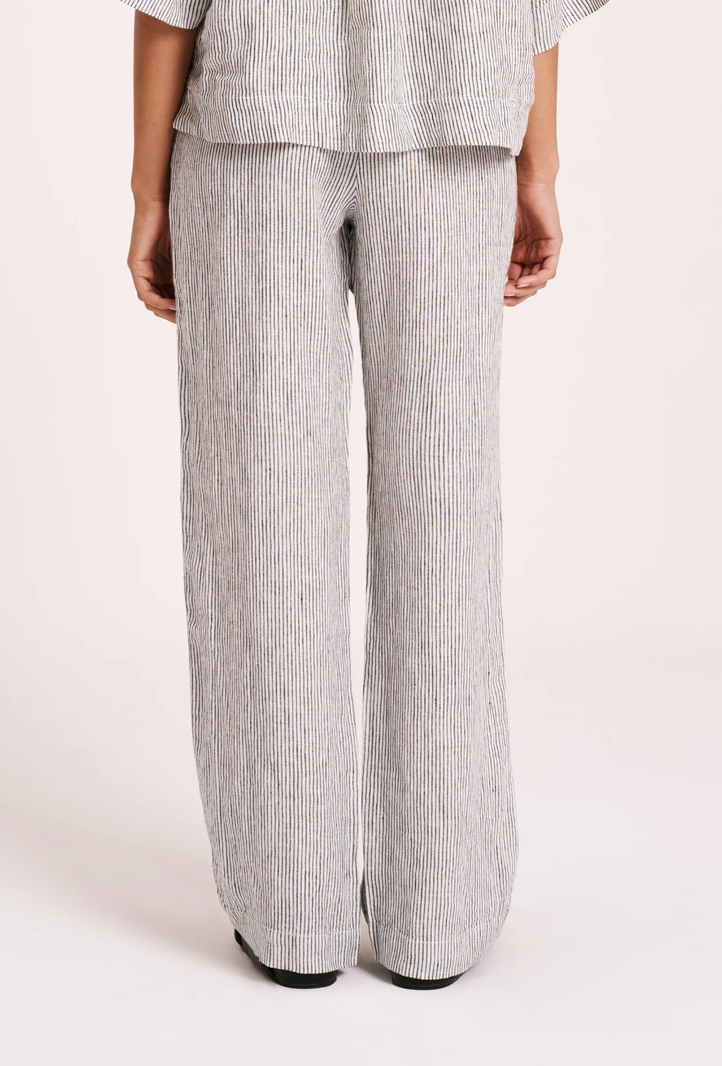 Nude Lucy Striped Linen Pant