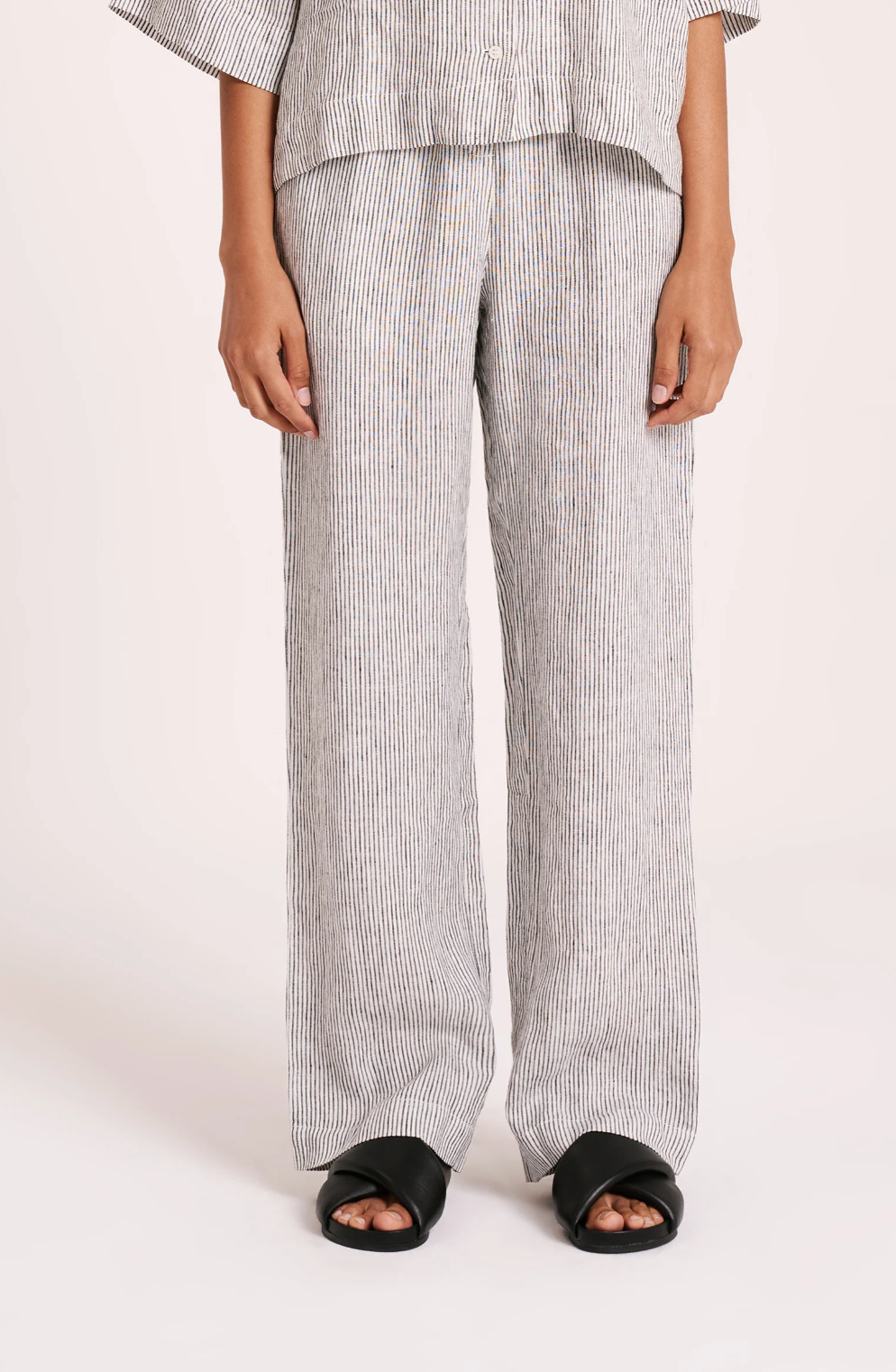 Nude Lucy Striped Linen Pant