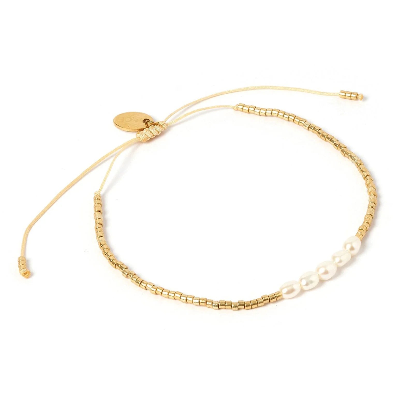 Arms of Eve Seline Gold & Pearl Bracelet