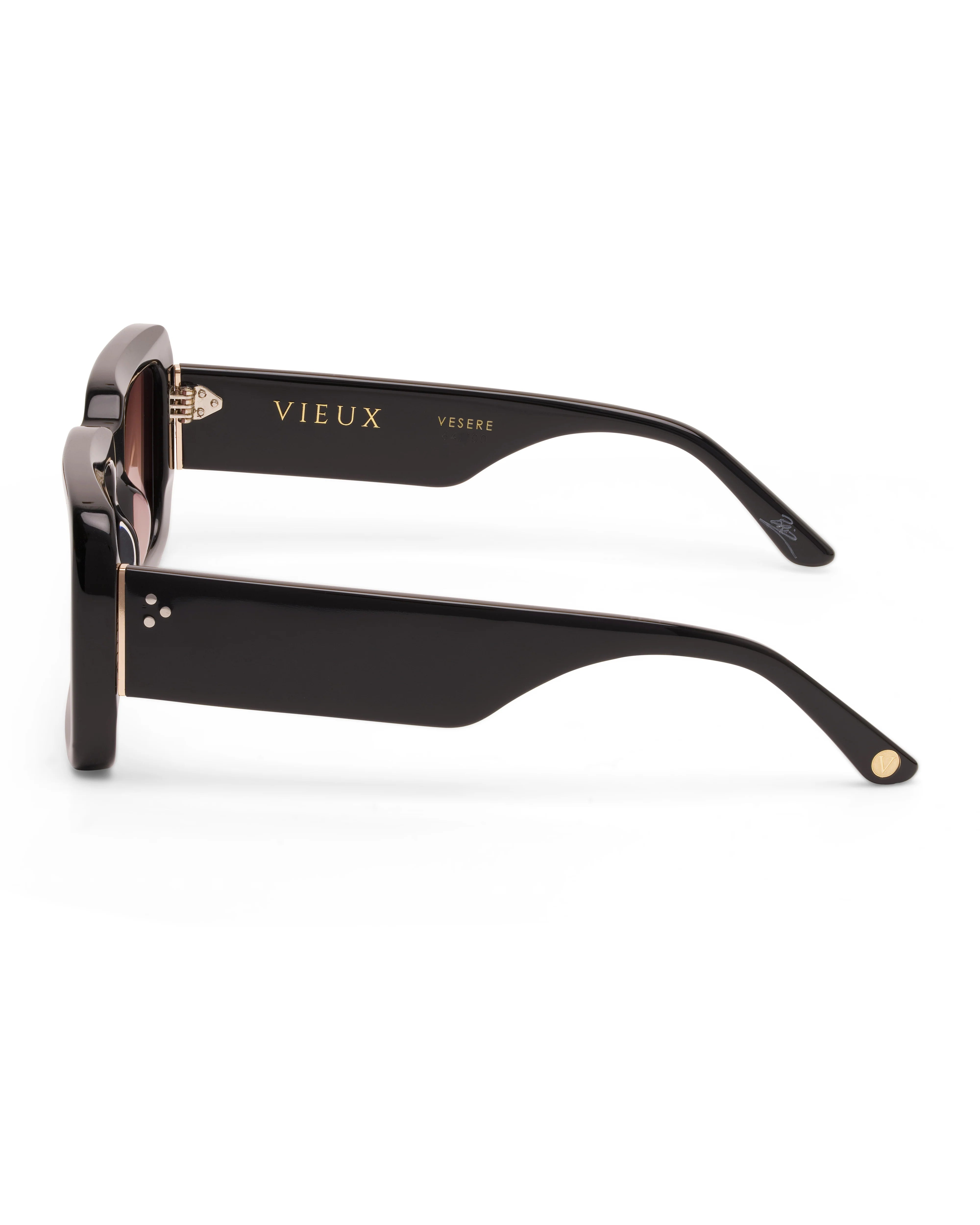 Vieux Luxury Eyewear Vesere Black