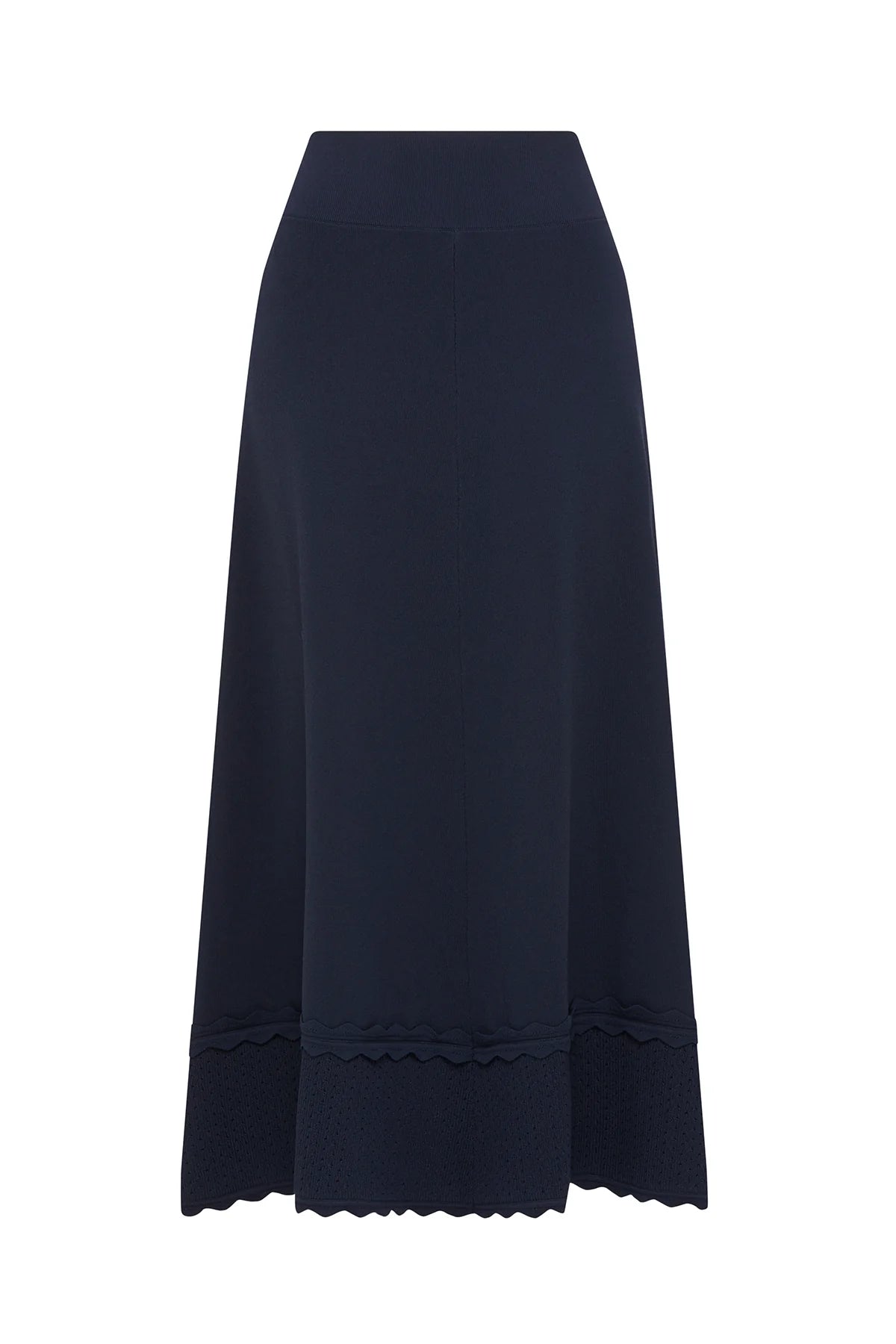 Cable Melbourne Villa Crepe Knit Scallop Skirt
