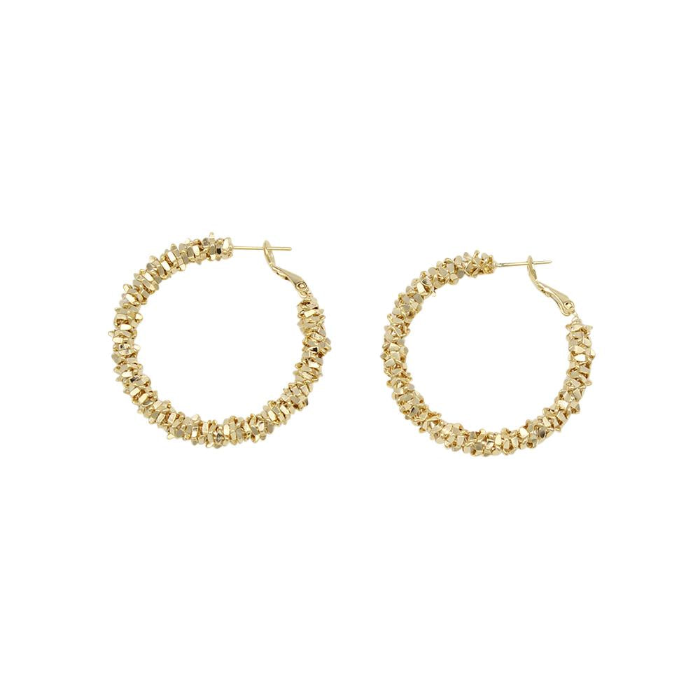 Jolie & Dean Elle Hoops - Gold